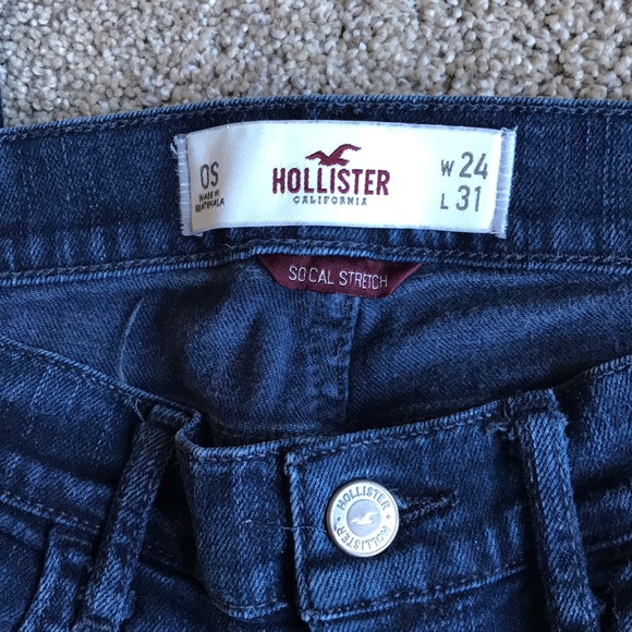Hollister Dark Wash Straight Jeans - Picture 3 of 6